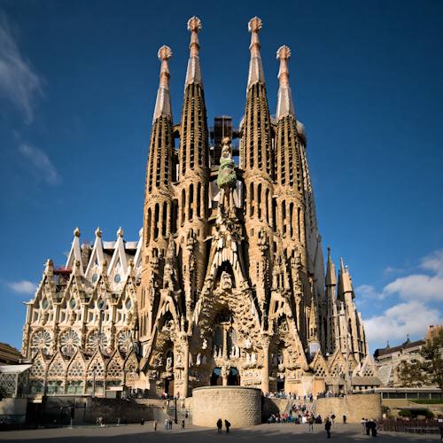 Sagrada Familia coupe-file